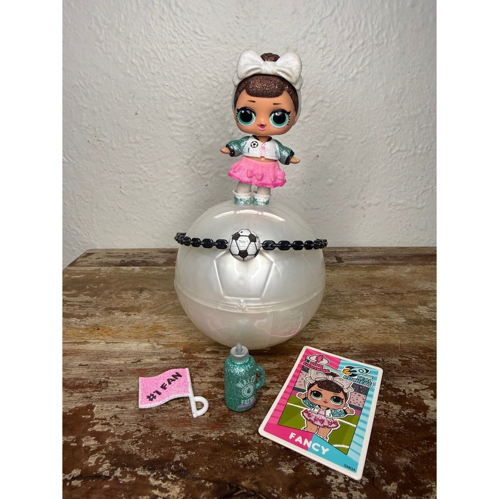 LOL Surprise! All Star BBs Teal Rockets Team Fancy Doll with Accessories